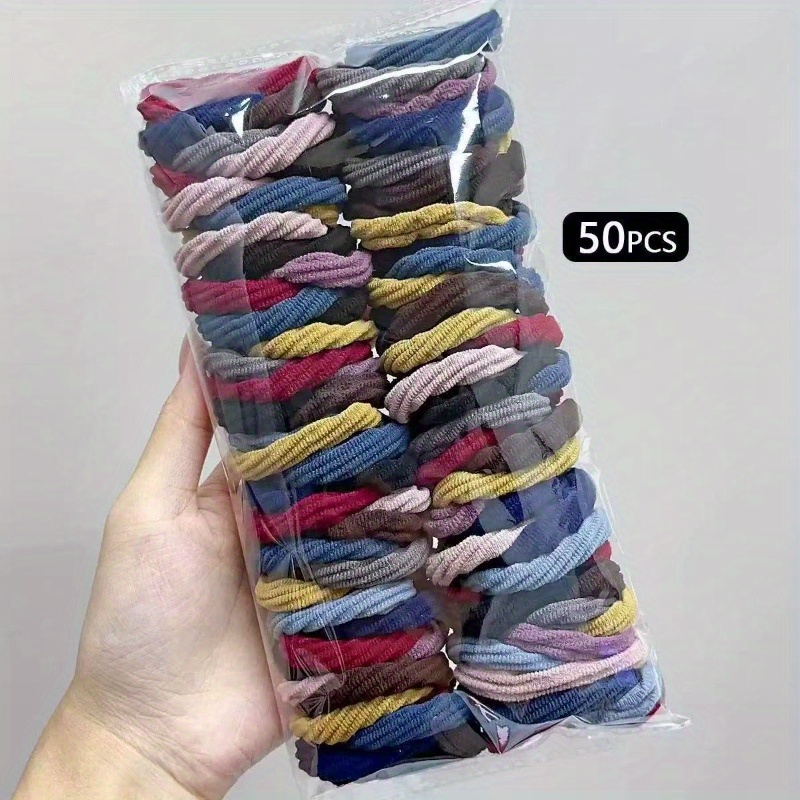 Travel Accessories For Elderly - 50 PCS Black Mixed Color Satin