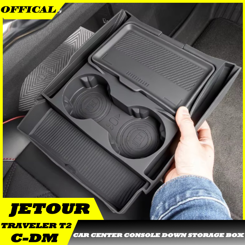 Travel Accessories Inc - Car Center Console Down Silicone Storage