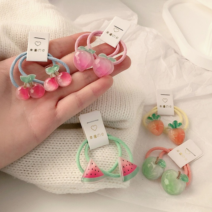 Travel Accessories Teens - Kids Carrot Hair Ties 5 Pair