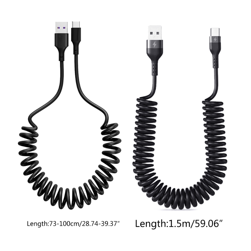 Travel Accessories Inc - Curly USB A to USB C