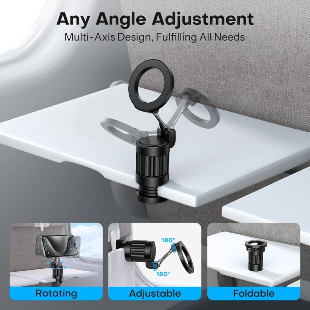 Phone Holder Airplane - New Foldable Travel Phone Holder 360°