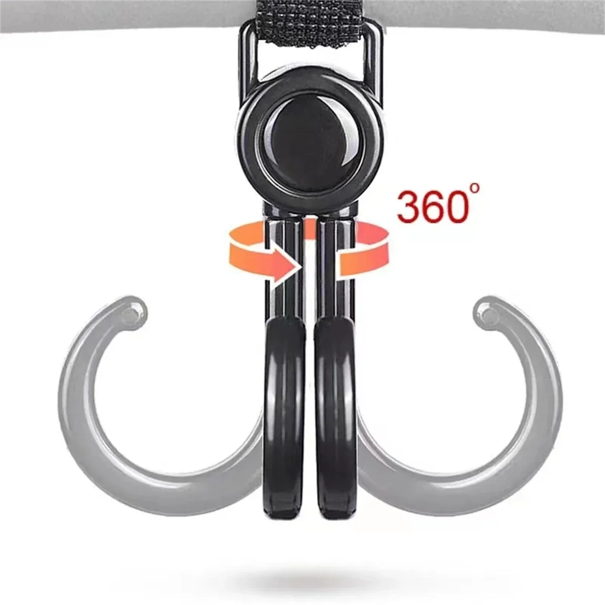 Rotatable Double Hooks Baby St - Travel Accessories Baby 评论和价格