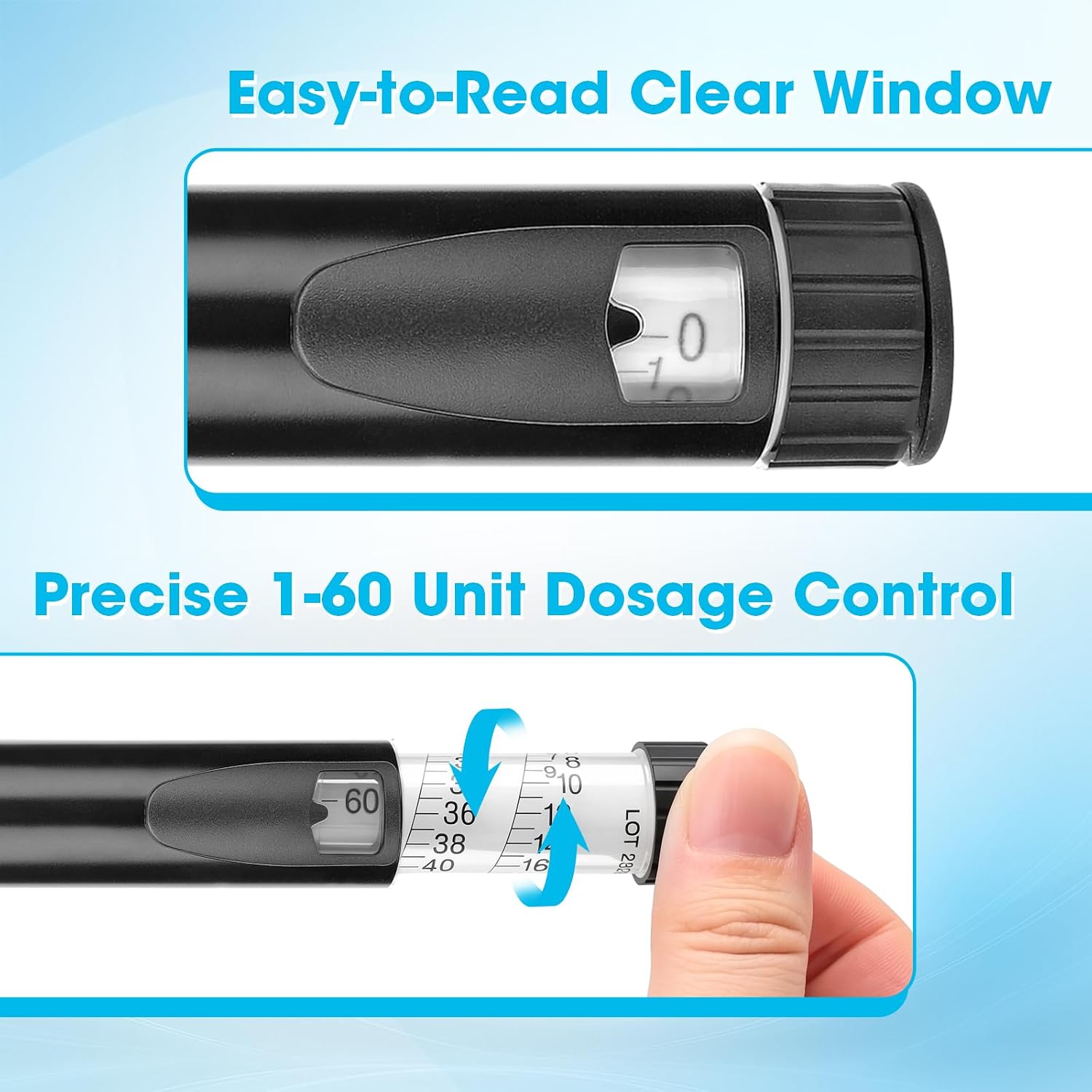 60 Units Peptide Pen Injector  - Travel Accessories Useful 评论和价格