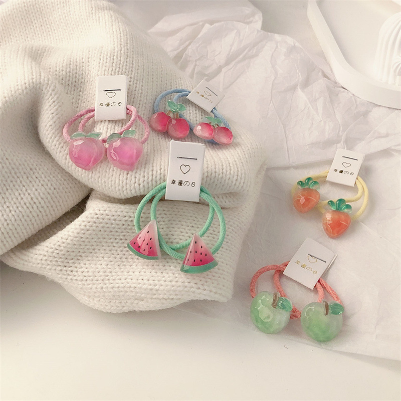 Kids Carrot Hair Ties 5 Pair N - Travel Accessories Teens 评论和价格