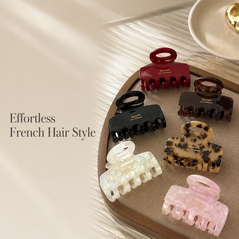 French Medium Hair Claw Clips  - Travel Accessories For Elderly 评论和价格