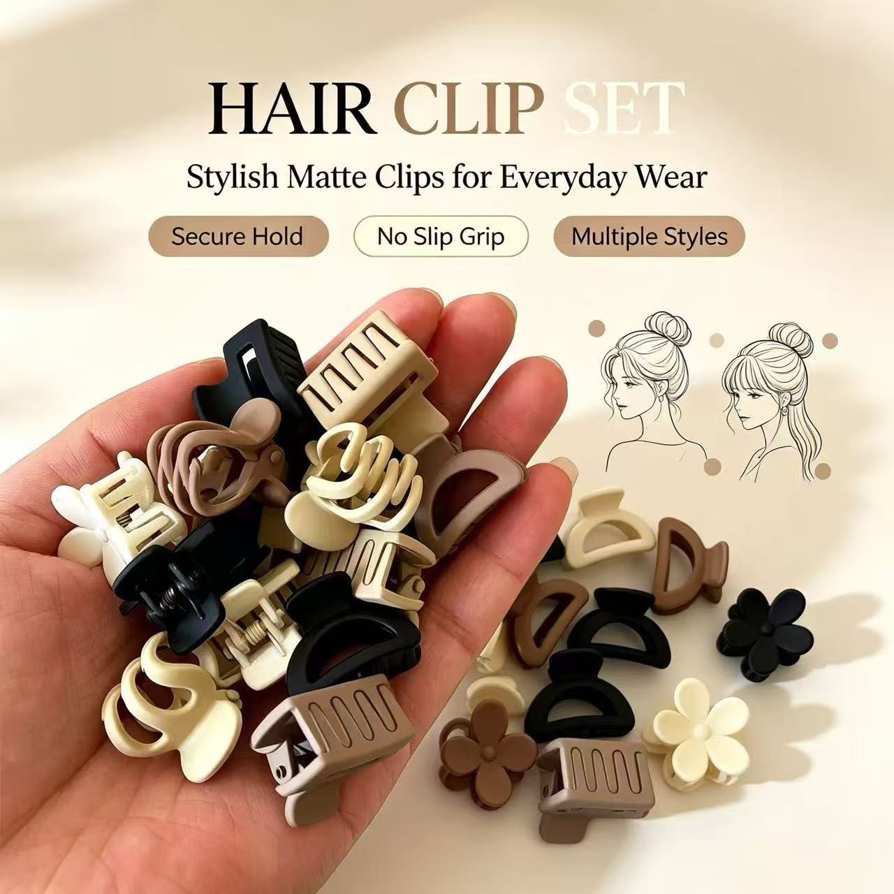 10/20/30pcs Beige Mixed Pack S - Travel Accessories Useful 评论和价格