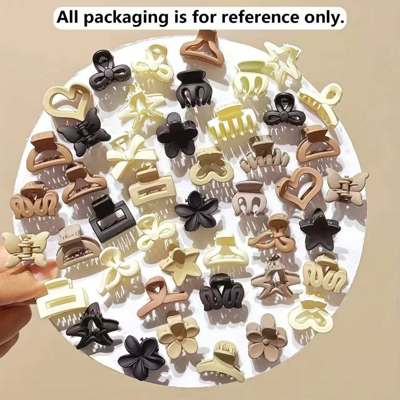 10/20/30pcs Beige Mixed Pack S - Travel Accessories Useful 评论和价格