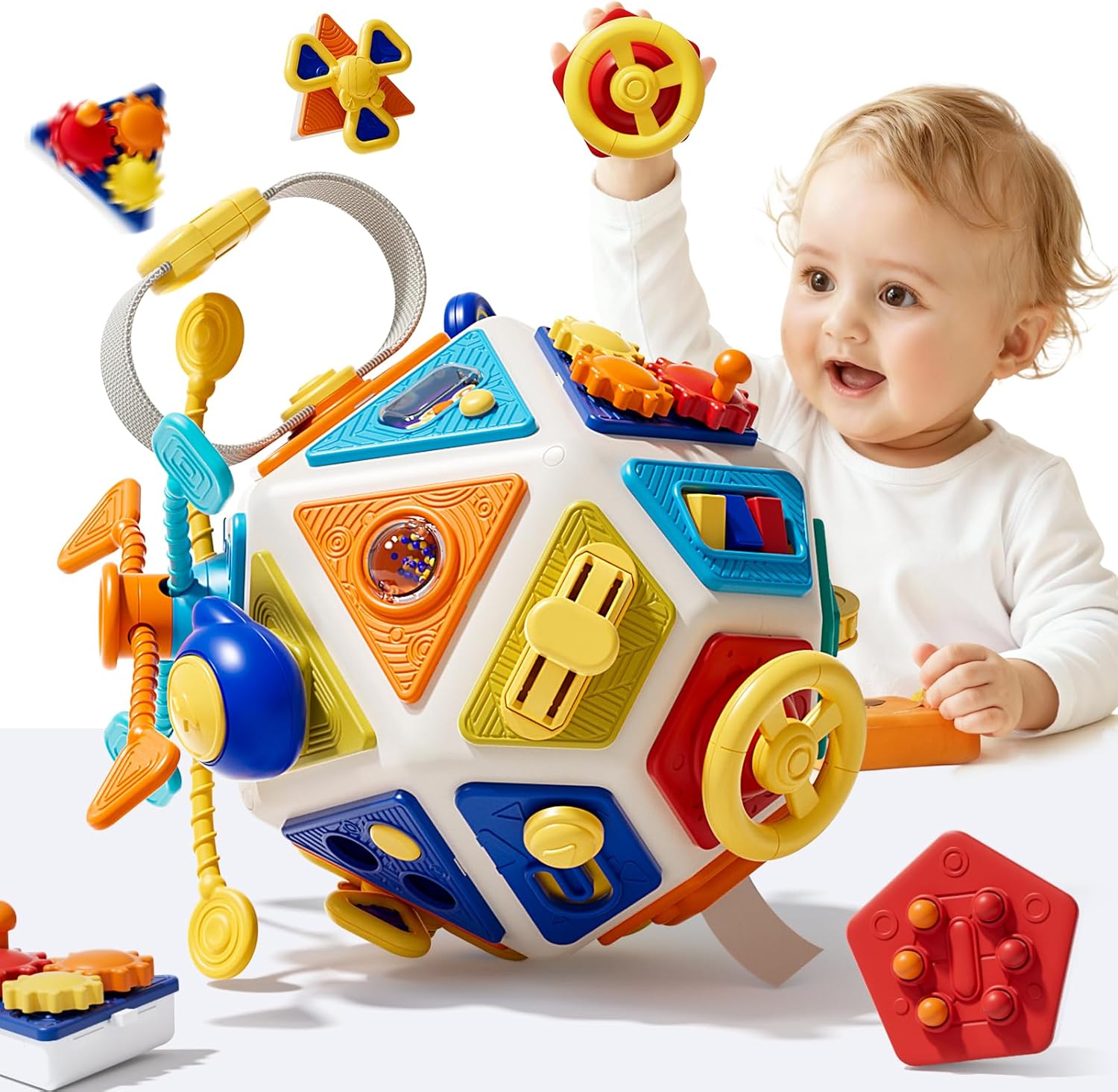 Baby Busy Board Activity Cube  - Travel Accessories Baby 评论和价格