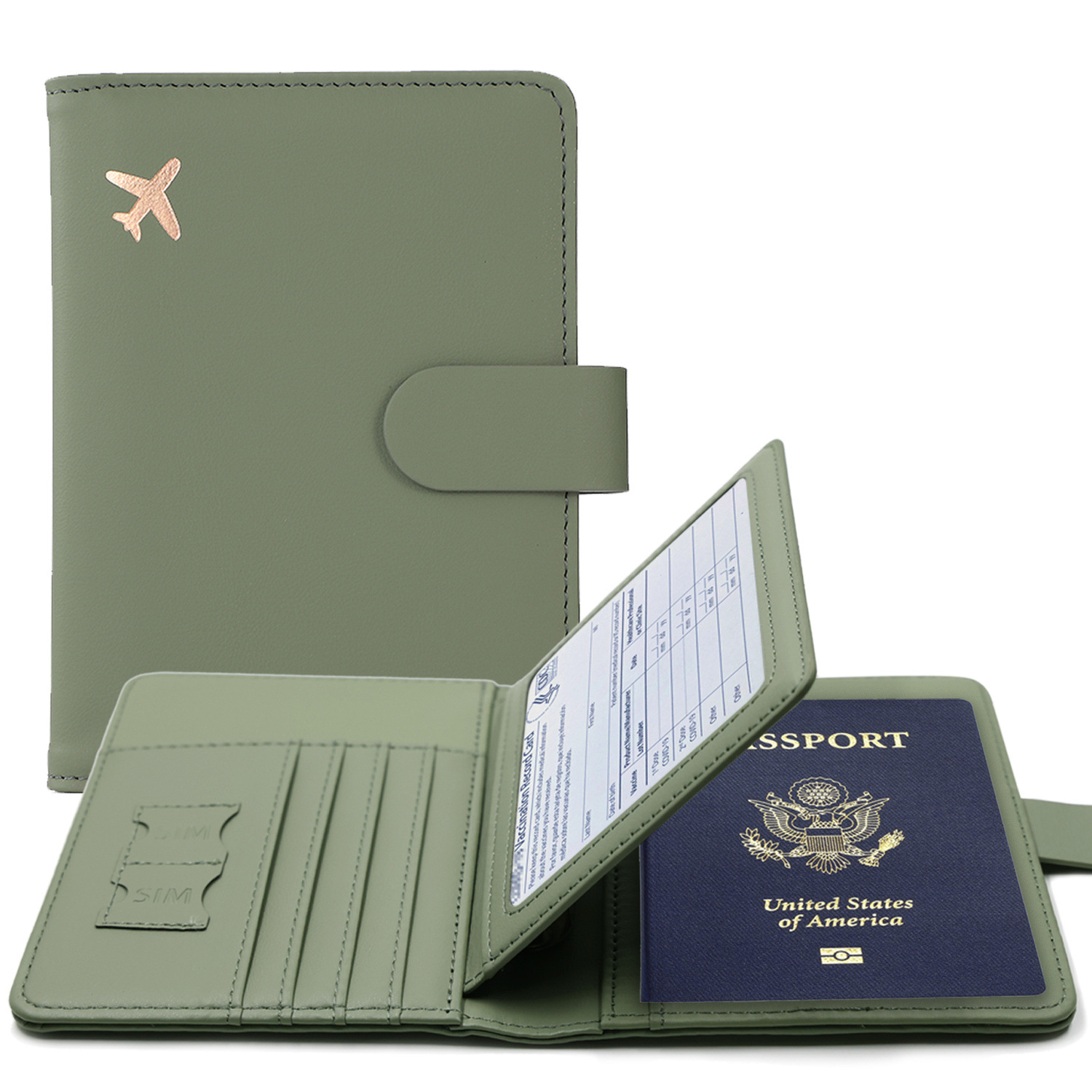 RFID Passport Cover Case Passp - Travel Accessories Useful 评论和价格