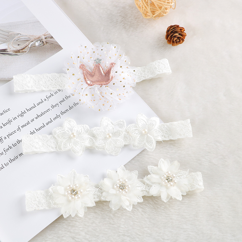 Baby Headband Flower Bows Crow - Travel Accessories Baby 评论和价格