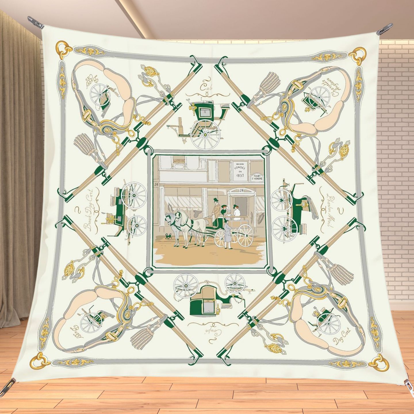 90cm Twill Silk Like Square Sc - Travel Accessories For Elderly 评论和价格
