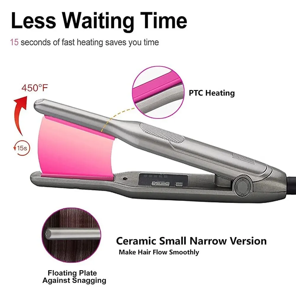 Mini Hair Straightener Curler  - Mini Iron Travel 评论和价格