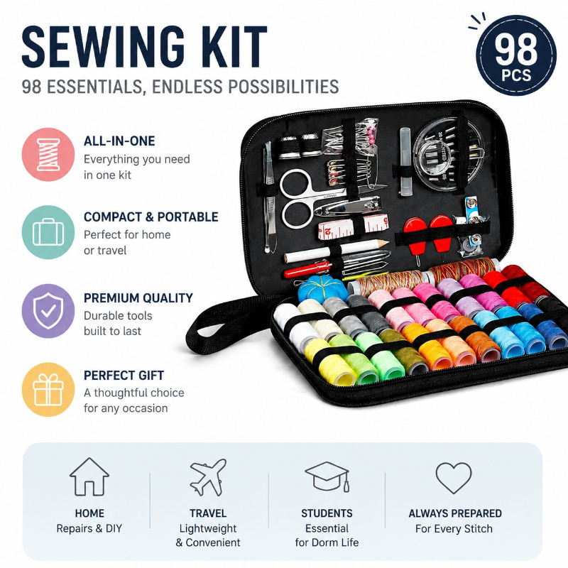 68/98PCS Sewing Accessories To - Travel Accessories Useful 评论和价格