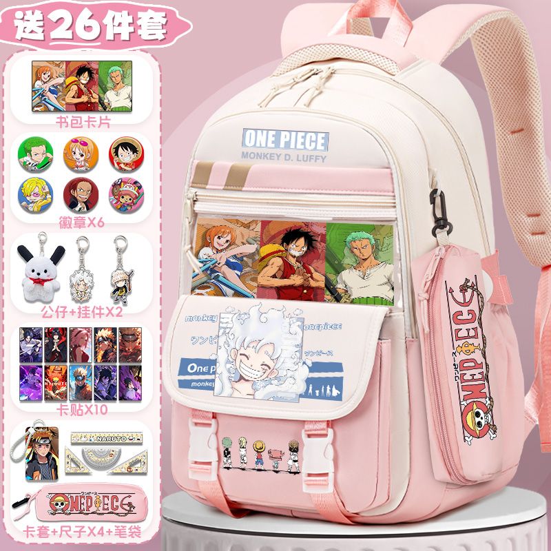 Anime One Piece Backpack Monke - Travel Accessories Teens 评论和价格