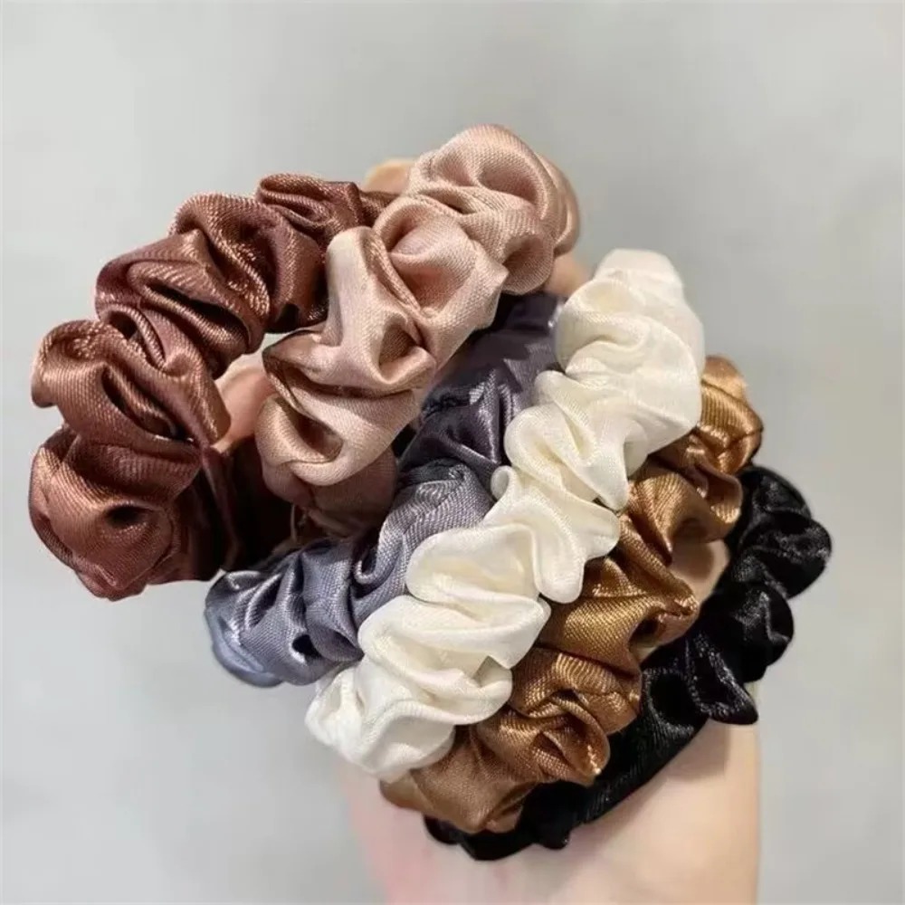 6Pcs Soft Satin Hair Scrunchie - Travel Accessories For Elderly 评论和价格