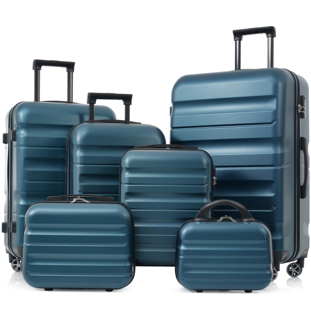 6-Piece ABS Hardshell Luggage  - Luggage Wheel Replacement 评论和价格
