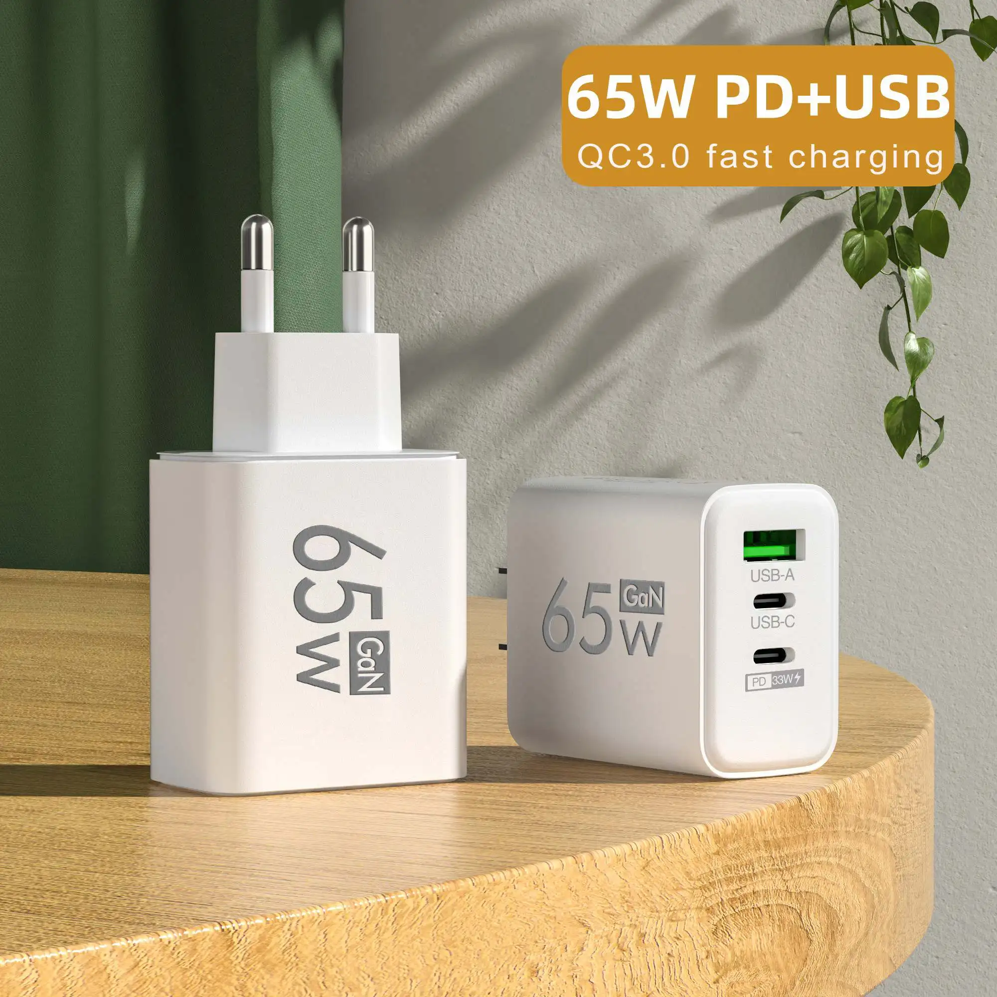 Foldable 65W GaN 3‑Port USB‑C  - Travel Accessories Inc 评论和价格