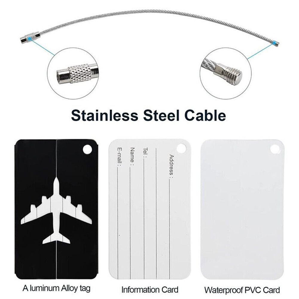 Aluminium Travel Luggage Tags  - Travel Accessories Useful 评论和价格