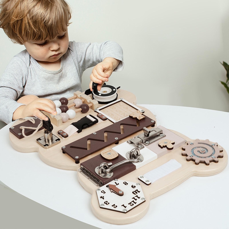 Montessori Activity Board Toy  - Travel Accessories Baby 评论和价格
