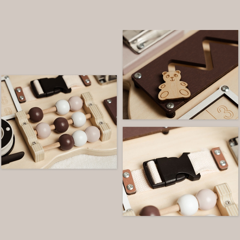 Montessori Activity Board Toy  - Travel Accessories Baby 评论和价格