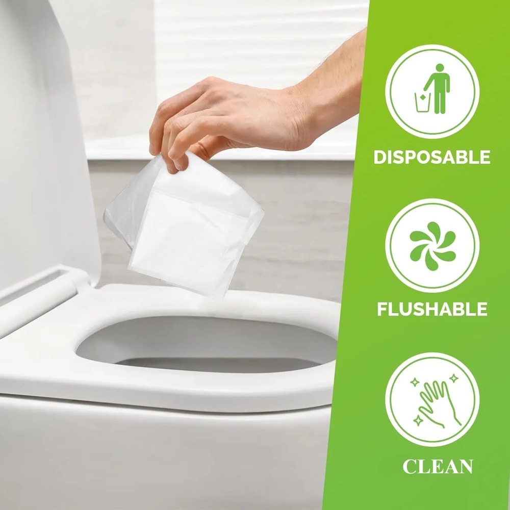 20/50Pcs Disposable Flushable  - Travel Accessories Useful 评论和价格