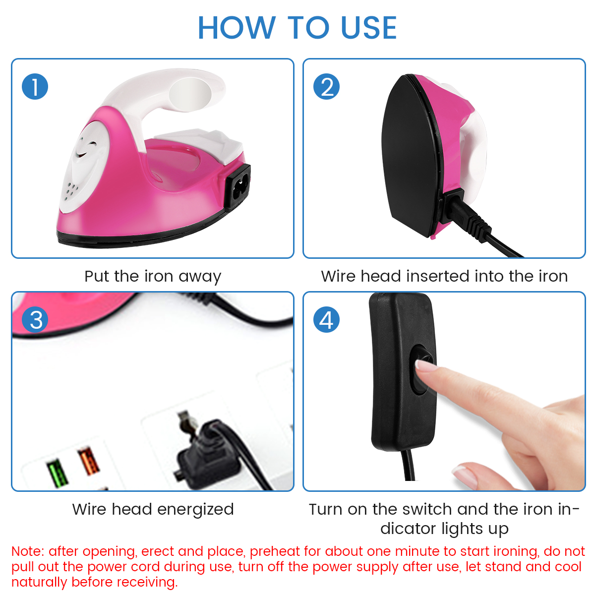 Mini Craft Iron Electric Iron  - Mini Iron Travel 评论和价格