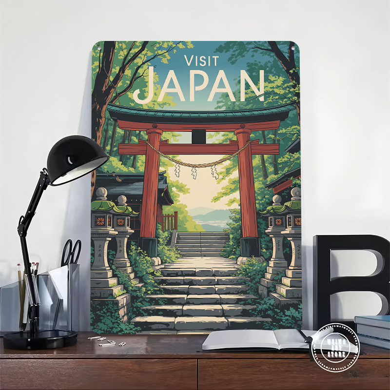 Visit Japan Travel 3D Texture  - Travel Accessories For Europe 评论和价格