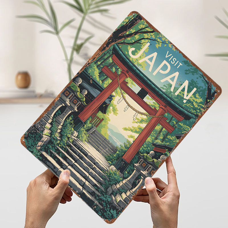Visit Japan Travel 3D Texture  - Travel Accessories For Europe 评论和价格