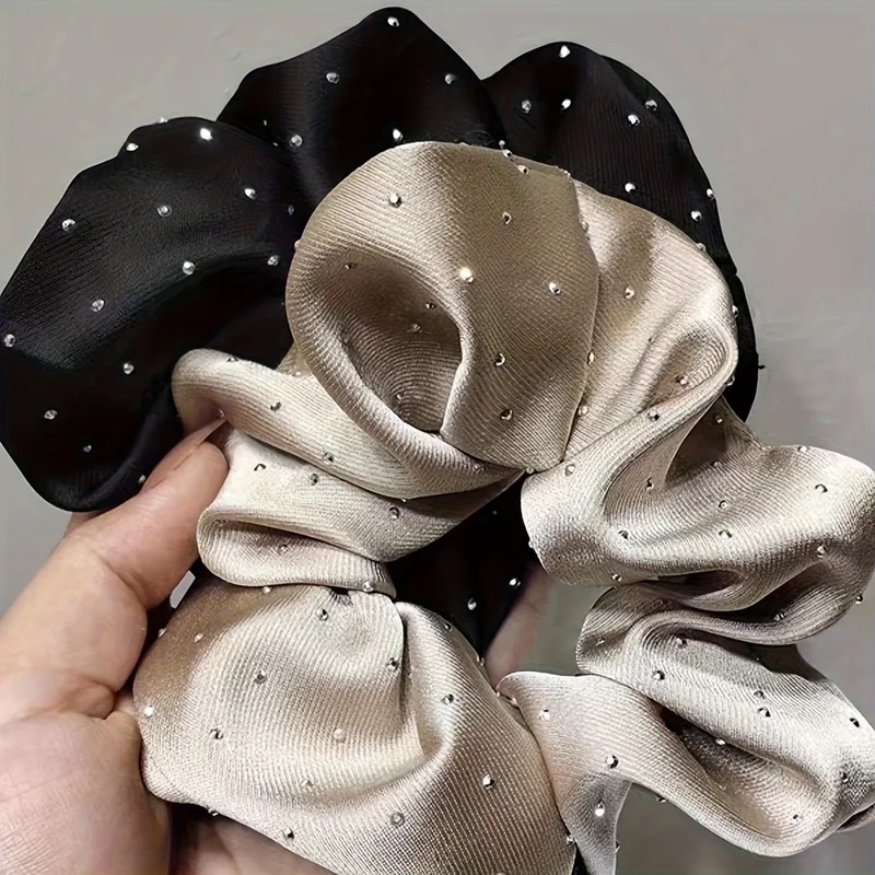 1/3PCS Satin Scrunchies with R - Travel Accessories For Elderly 评论和价格