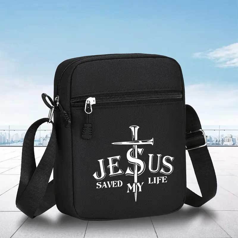 Jesus Saves My Life Crossbody  - Travel Accessories Teens 评论和价格